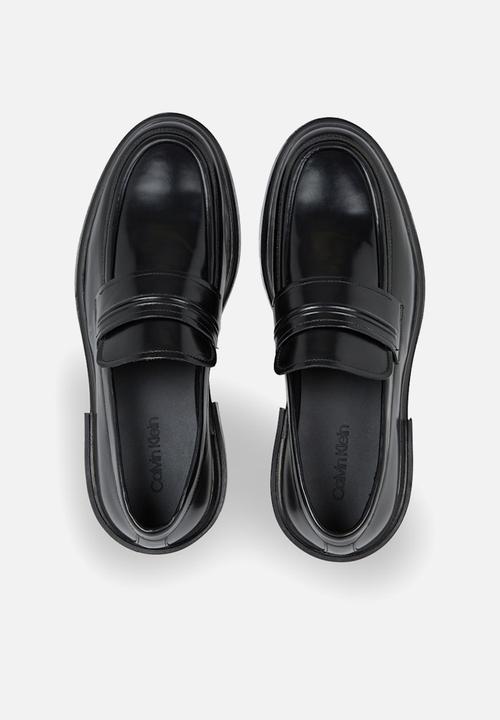 Calvin Klein - Mocassin leather - black