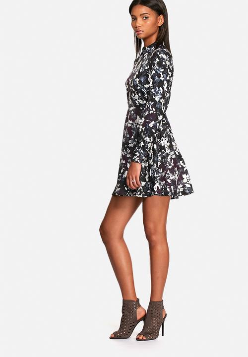 Neon Rose - Springs colared dress