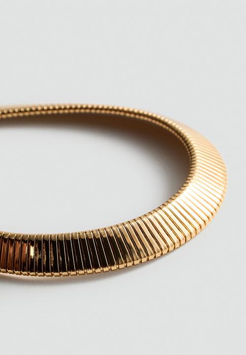 MANGO - Necklace leiva - Gold