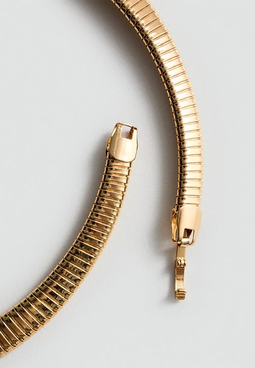 MANGO - Necklace leiva - Gold