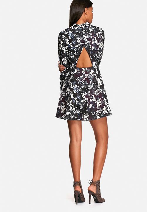 Neon Rose - Springs colared dress