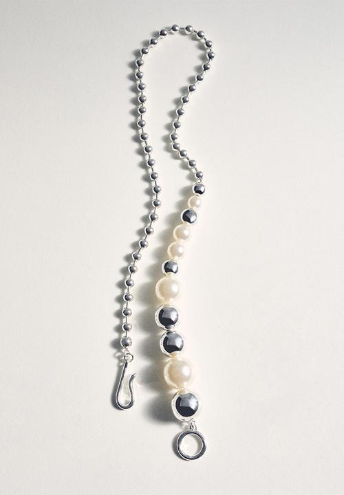 MANGO - Necklace lourdes - silver