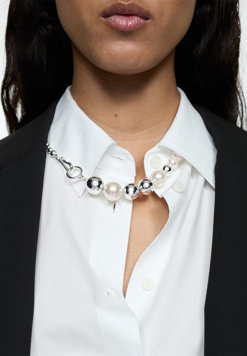 MANGO - Necklace lourdes - silver