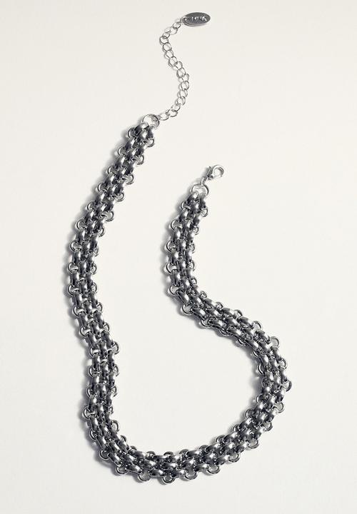 MANGO - Necklace lia - silver