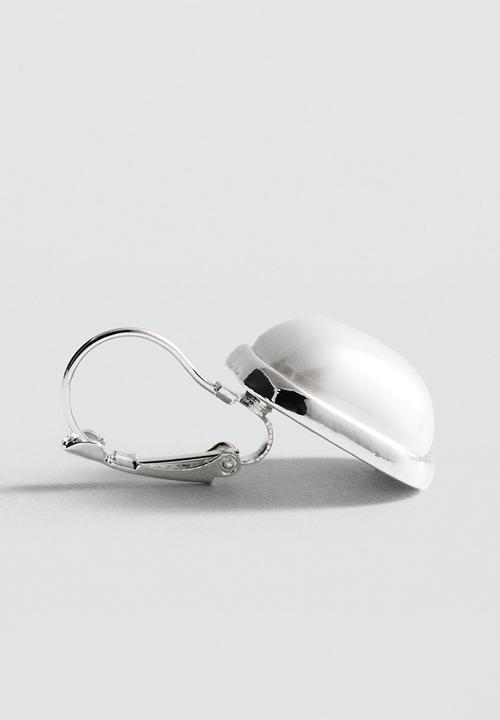 MANGO - Earrings liber - silver
