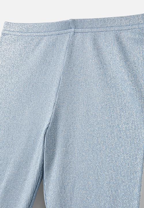 Cotton On - Huggie tights - dusty blue/sparkle