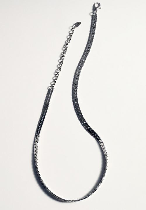 MANGO - Necklace lara - silver