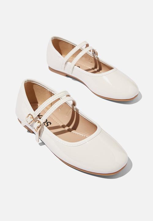 Cotton On - Olivia ballet flat - white patent