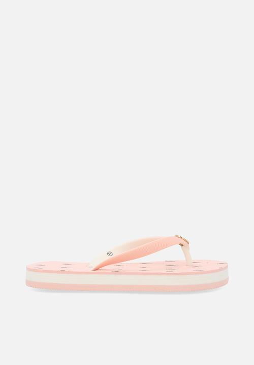 POLO - Monogram flip flop - pink