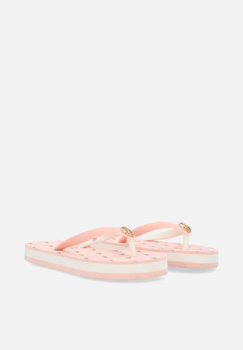 POLO - Monogram flip flop - pink