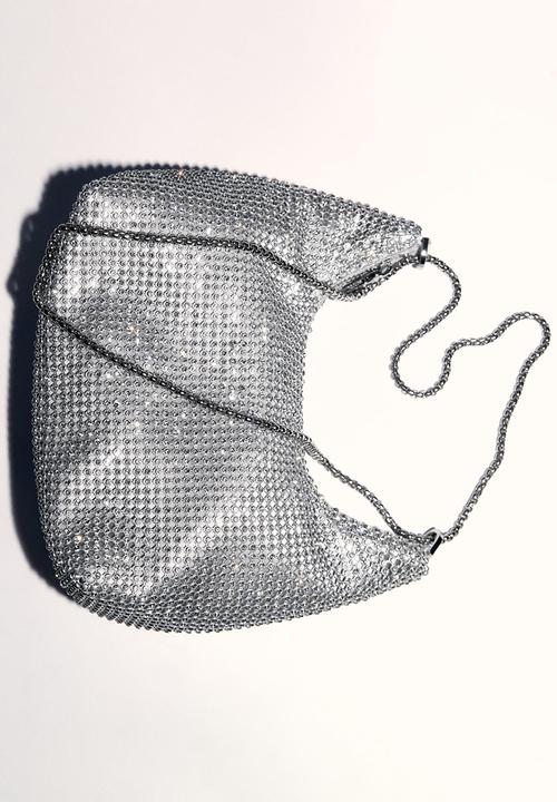 MANGO - Handbag sasha -silver