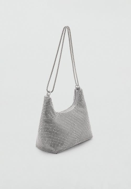 MANGO - Handbag sasha -silver