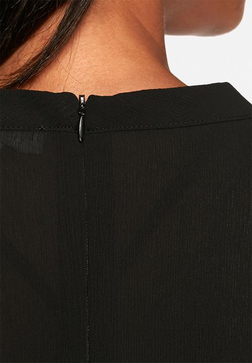Neon Rose - Plunge neck blouse 