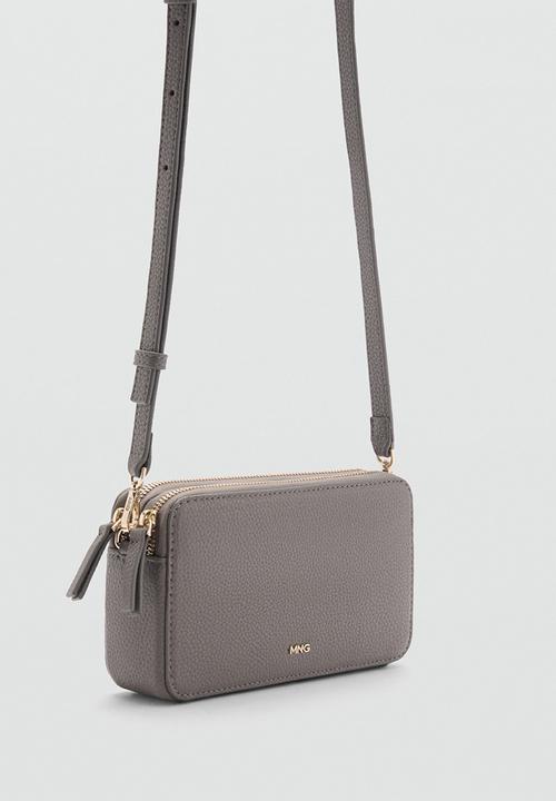 MANGO - Crossbody bag donga -Gray