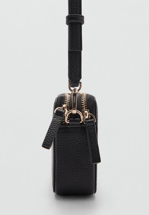 MANGO - Crossbody bag donga -Black