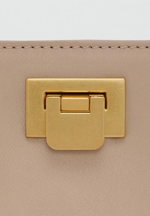 MANGO - Bucket bag mike - light/pastel brown