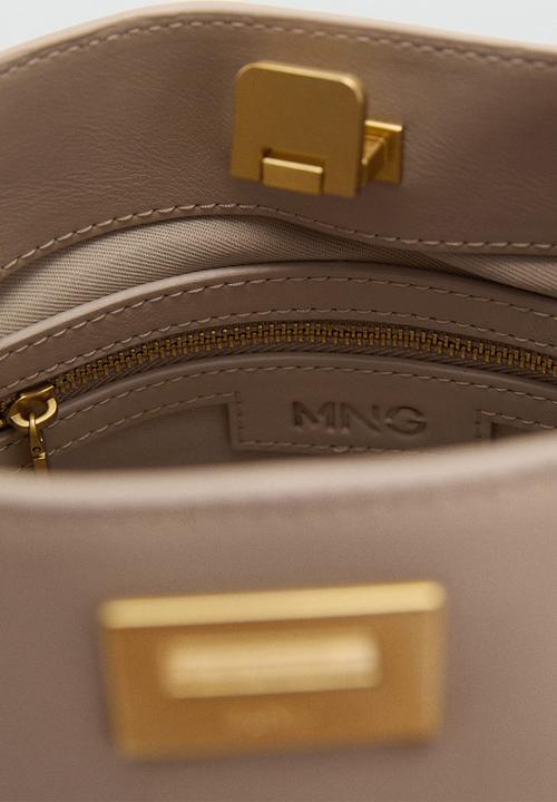 MANGO - Bucket bag mike - light/pastel brown