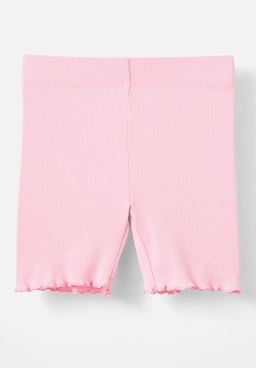 Cotton On - Hailey bike short - blush pink rib