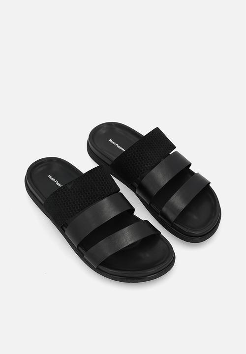 Hush Puppies - Channing - black leather