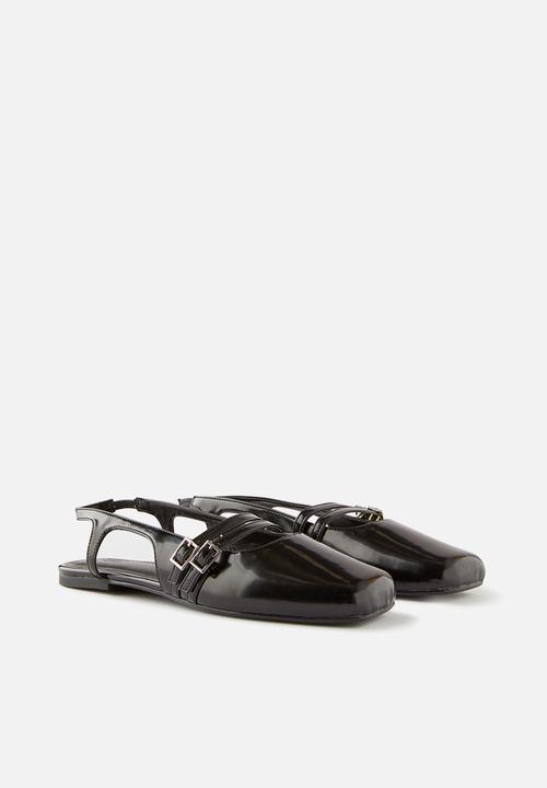 Cotton On - Ziggy slingback ballet - black box
