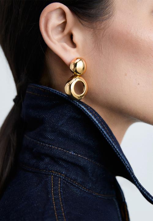 MANGO - Earrings leandra - Gold