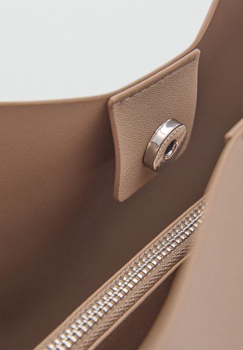 MANGO - Shoulder bag winnie - light/pastel brown