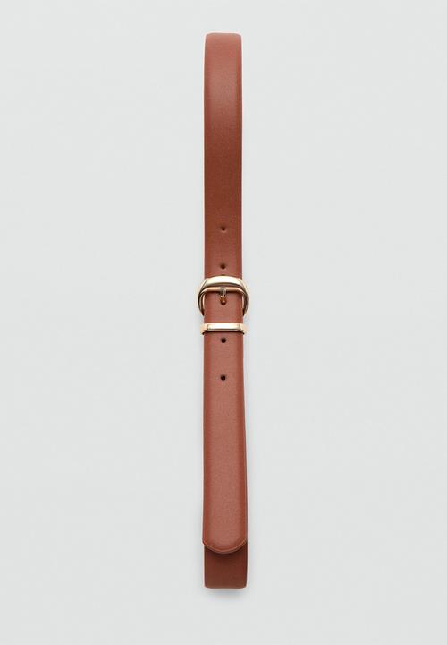 MANGO - Belt mestuds - brown