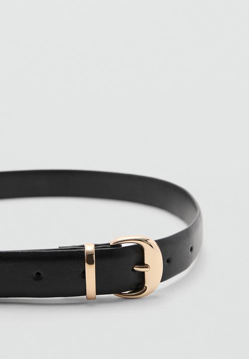 MANGO - Belt mestuds - black