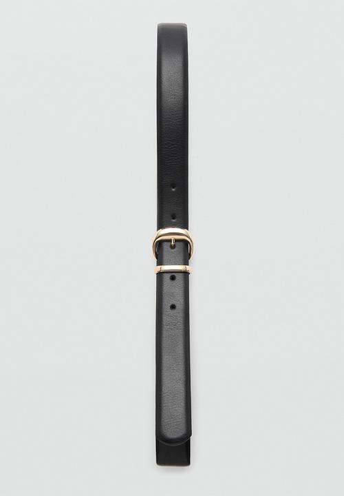 MANGO - Belt mestuds - black