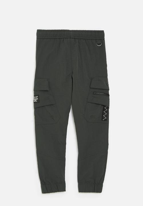 SOVIET - Boys fashion cargo jogger - dk grey
