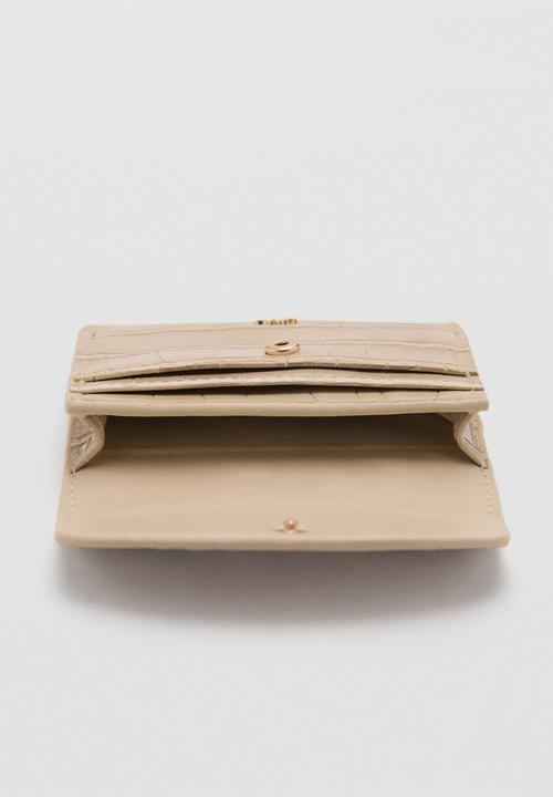 MANGO - Purse butter - light beige