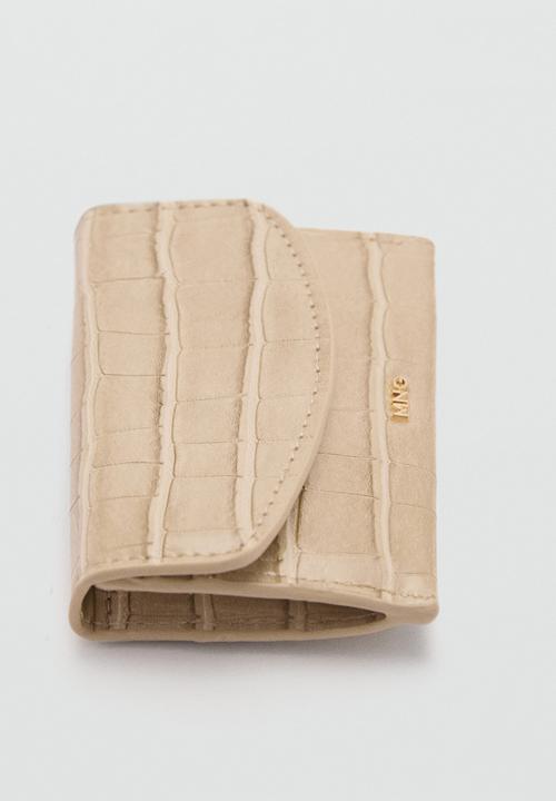 MANGO - Purse butter - light beige