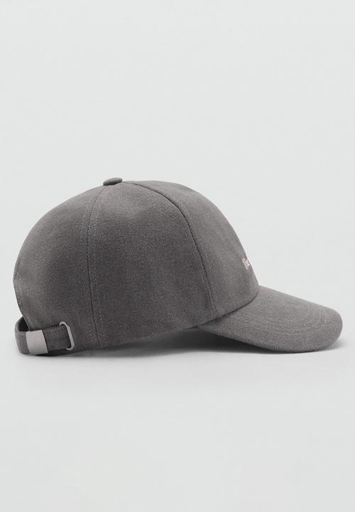 MANGO - Cap minimal - Open gray