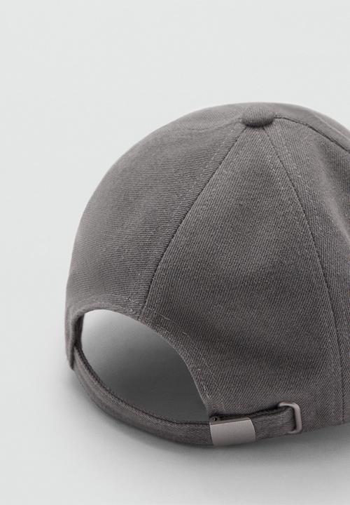 MANGO - Cap minimal - Open gray