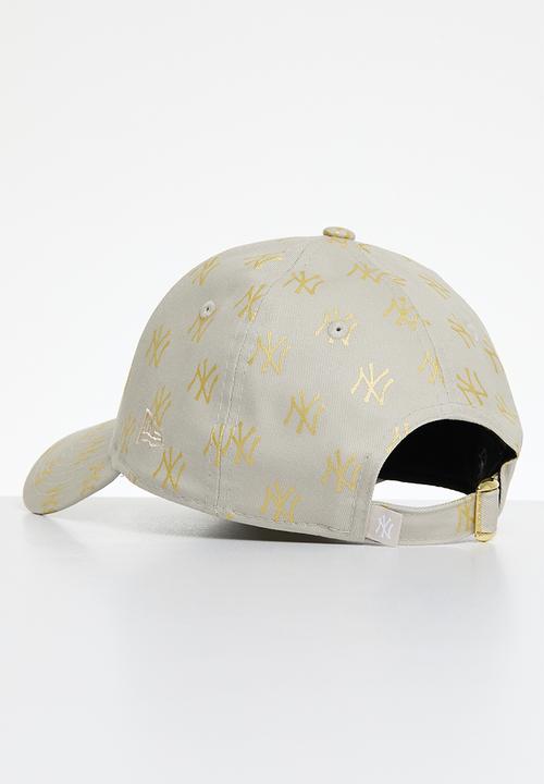 New Era - Female metallic mono 9forty® - beige & gold