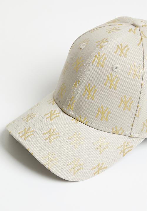 New Era - Female metallic mono 9forty® - beige & gold