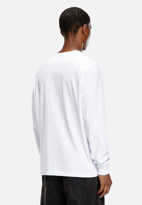 Diesel  - T-adjust-long sleeve -microdiv - white