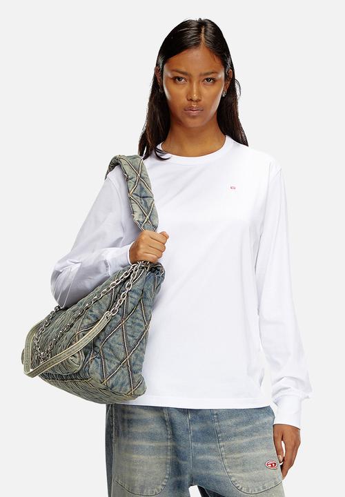 Diesel  - T-adjust-long sleeve -microdiv - white