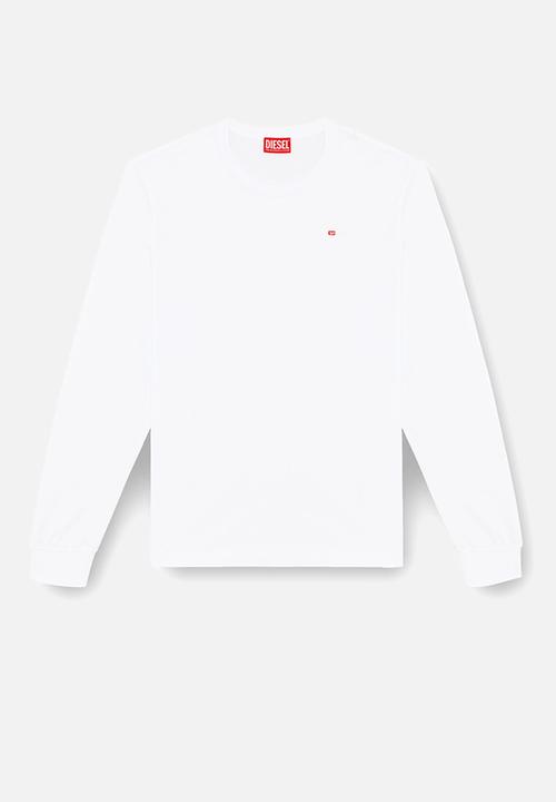Diesel  - T-adjust-long sleeve -microdiv - white