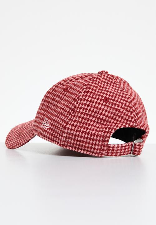 New Era - Female houndstooth 9forty® - red/white