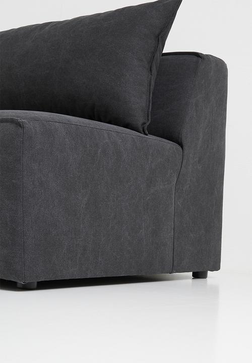Zorora - Zola love seat no arm - capri graphite