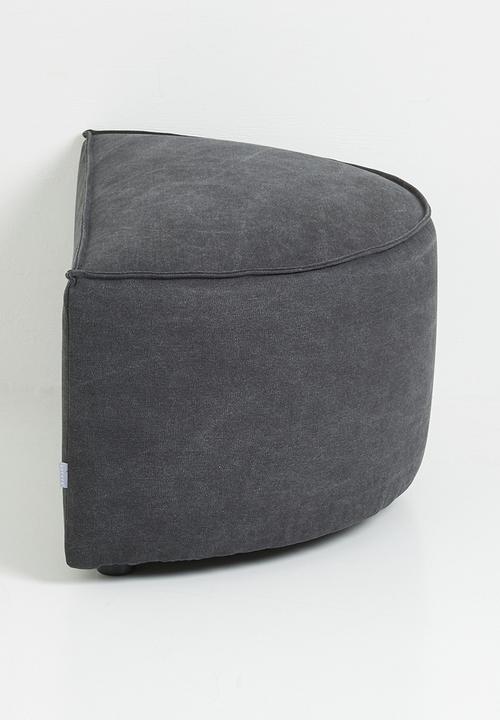 Zorora - Zola ottoman semi circle - capri graphite