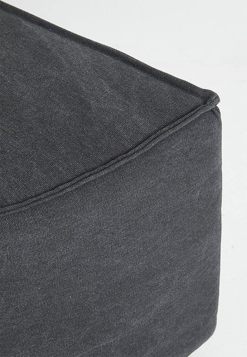 Zorora - Zola ottoman semi circle - capri graphite