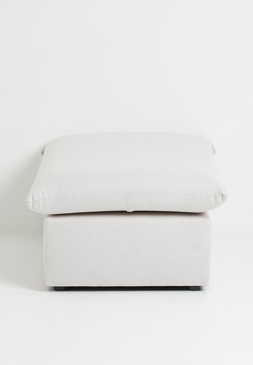 Zorora - Lira luxe ottoman - jordan alabaster 