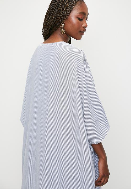 MILLA - Deep v kaftan maxi dress - stripe