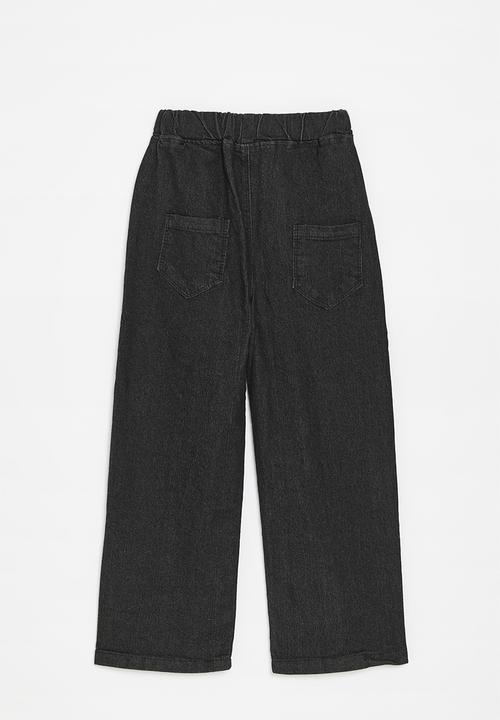 Pop Candy - Elasticated waist jeans - charcoal