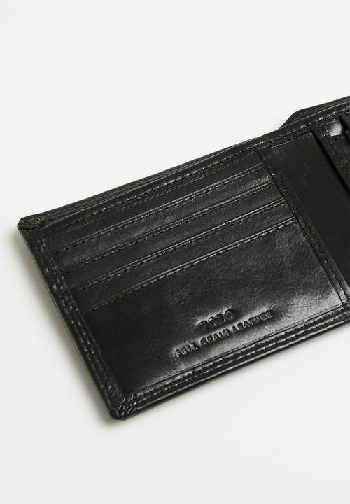 POLO - Small Multi Card And Coin Wallet - Black