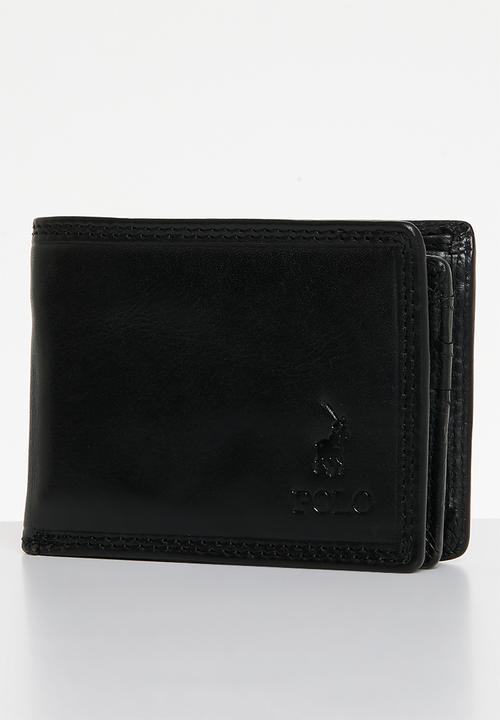 POLO - Bifold With Coin Section - Black