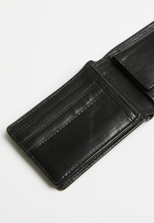POLO - Bifold With Coin Section - Black
