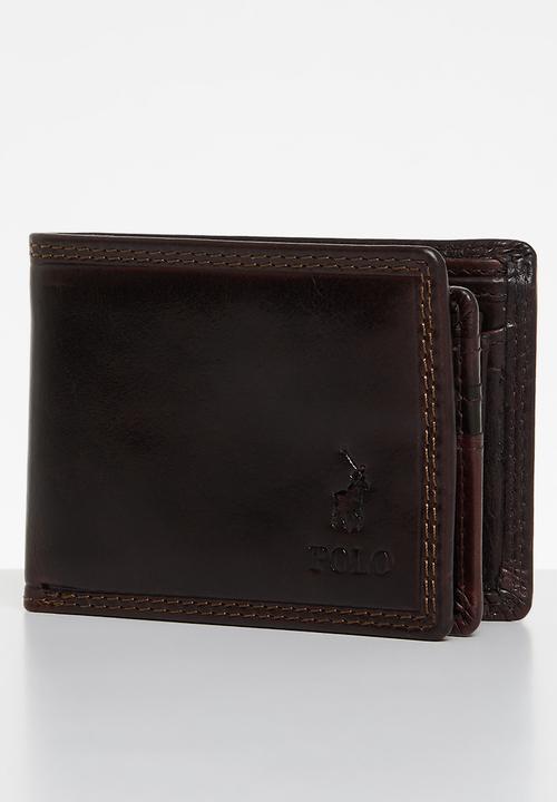 POLO - Small Multi Card And Coin Wallet - Brown